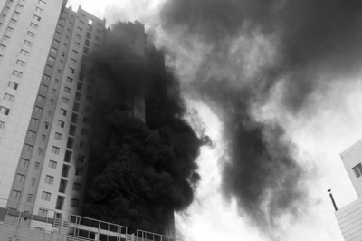 外墻保溫材料著火