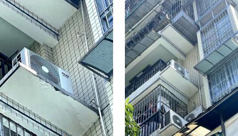 險!建筑外墻高空墜瓷磚,路人嚇呆了!